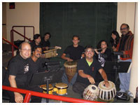 Conducting workshop along with Pt. Abhijit Banerjee at Whittier College, Whittier, CA