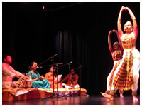 Playing at the event A Tribute to legendary Hindustani Vocalist Smt. Lakshmi Shankar, California State University, Los Angeles, CA  